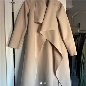Beige long coat